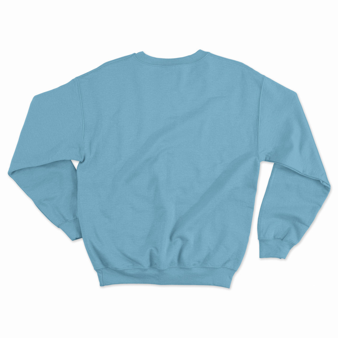 Crewneck Sweatshirt blue mockup MockupsJar